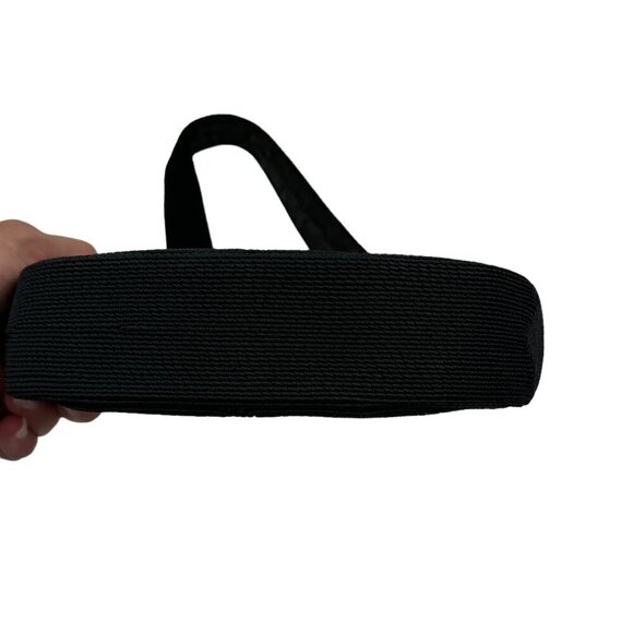 Vintage Textured Rayon 40's-50's Handbag With Gold/Brass Hardware - Picture 6 of 13